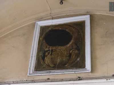 L'altro dipinto di Michele Montrone dal titolo �La Madonna del Santo Rosario� (foto di Gennaro Gargiulo)
